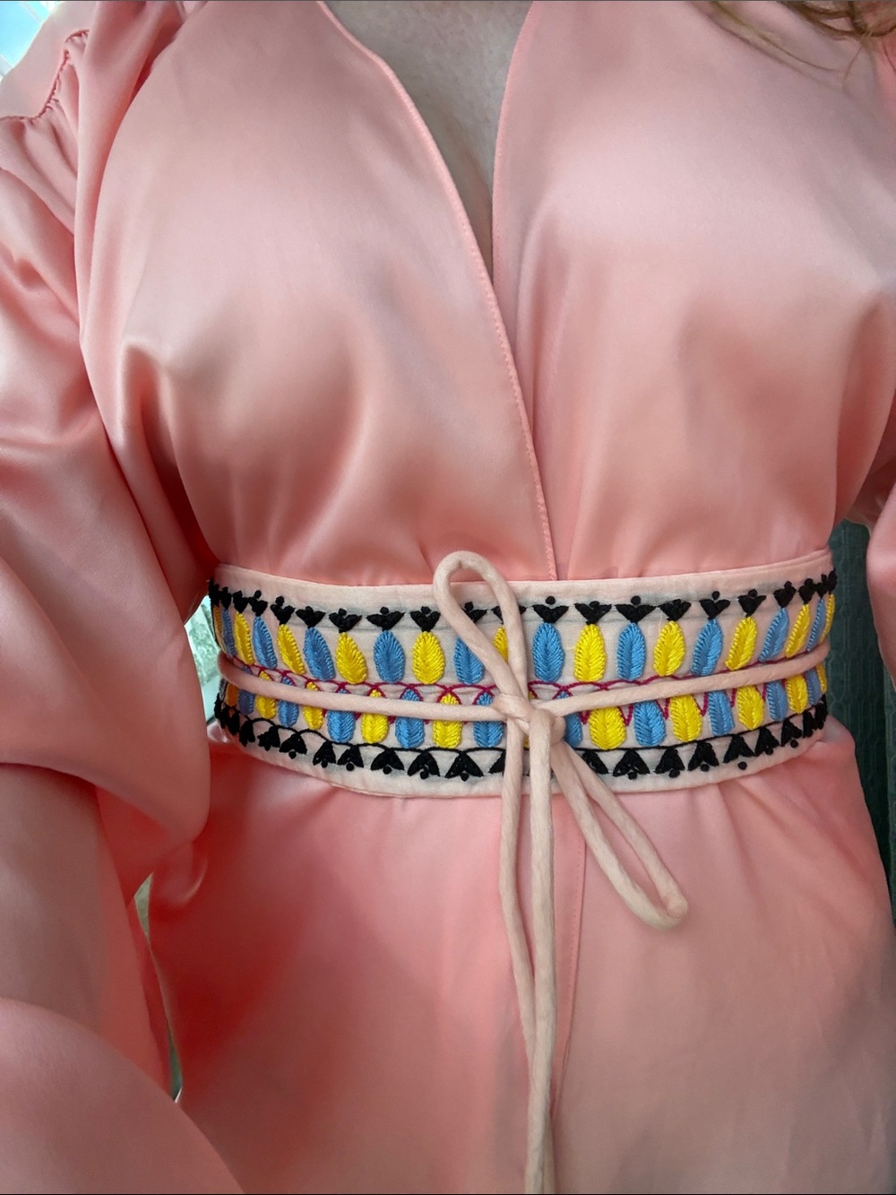 OLIPHANT embroidered wrap belt
